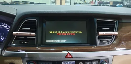 제네시스G80 스포츠라이트와 어라운드뷰를 한번에 시공합니다.