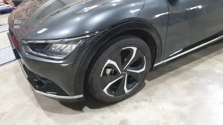 EV6 더블 어스작업, 블랙유광가니쉬  에어에서 어스로 2대 동시시공