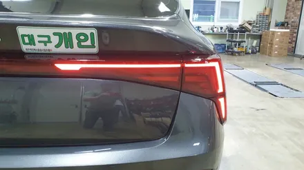 더뉴K5 DL3 페리모델의 리어 LED테일램프 시공하기(램프가 3개가 아닌 5개입니다!!!)