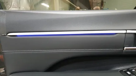 쏘나타DN8 순정 엠비언트 도어트림까지 풀시공, 그리고 광량업까지...