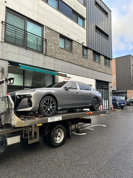 서울 양천구 랩핑 bmw i7 듀오톤 랩핑(비닐프로그 페인트블랙) / 서울 양천구, 강서구, 목동