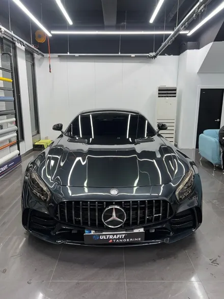 인천시 서구 / 에이버리사틴실버메탈릭 전체랩핑(울트라핏카본ppf루프스킨) / 벤츠 / AMG amggts