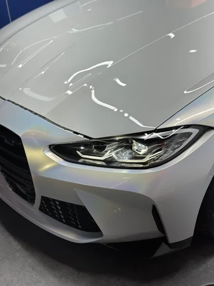 인천시 서구 / 비닐프로그 레인보우 마제스틱 화이트 전체랩핑 / BMW / M4 (G82)