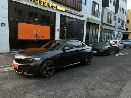 인천ppf 사틴블랙랩핑된 m2에 프론트 패키지 시공 / 서울 양천구, 강서구, 목동