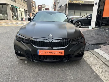 서울 양천구 랩핑 g20 3시리즈 포트홀사고 사틴블랙 앞범퍼재시공 / 서울 양천구, 강서구, 목동