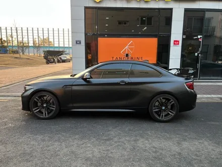 인천랩핑 BMW M2 에이버리 사틴블랙 전체랩핑 / 서울 양천구, 강서구, 목동