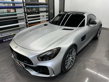 인천시 서구 / 에이버리사틴실버메탈릭 전체랩핑(울트라핏카본ppf루프스킨) / 벤츠 / AMG amggts