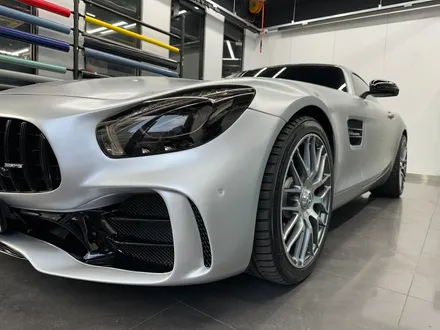 인천시 서구 / 에이버리사틴실버메탈릭 전체랩핑(울트라핏카본ppf루프스킨) / 벤츠 / AMG amggts