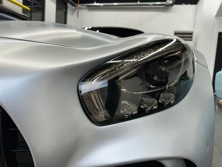 인천시 서구 / 에이버리사틴실버메탈릭 전체랩핑(울트라핏카본ppf루프스킨) / 벤츠 / AMG amggts