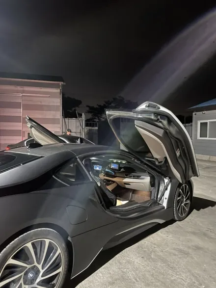 [인천랩핑}BMW I8 매트블랙 전체랩핑 / 서울 양천구, 강서구, 목동