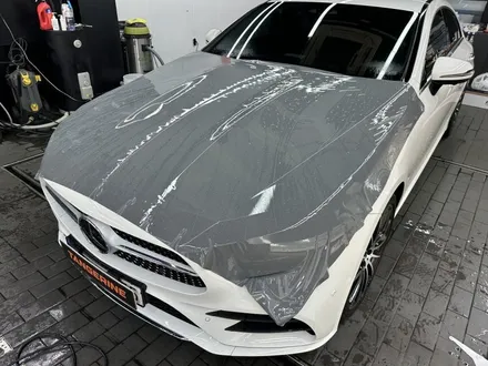 서울 벤츠 CLS 450 컬러PPF로 클래식 그레이 랩핑 단점 뛰어넘다 / 서울 양천구 목동