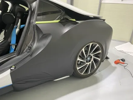 [인천랩핑}BMW I8 매트블랙 전체랩핑 / 서울 양천구, 강서구, 목동