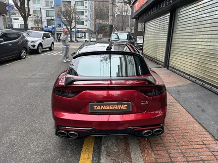 서울 양천구 랩핑 기아 스팅어 비닐프로그라즈베리 레드 전체랩핑&전체크롬죽이기 / 서울 양천구, 강서구, 목동
