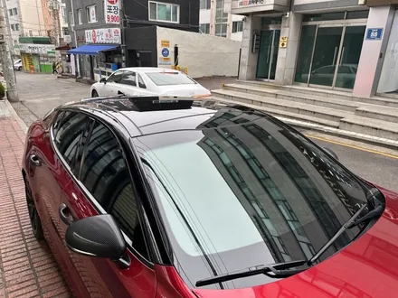 서울 양천구 랩핑 기아 스팅어 비닐프로그라즈베리 레드 전체랩핑&전체크롬죽이기 / 서울 양천구, 강서구, 목동