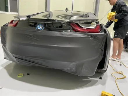 [인천랩핑}BMW I8 매트블랙 전체랩핑 / 서울 양천구, 강서구, 목동