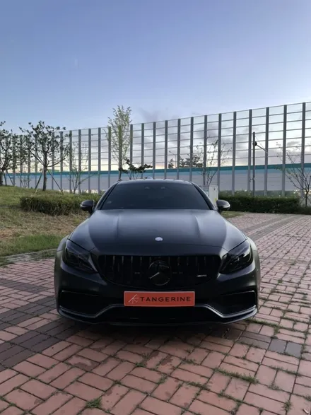 [인천랩핑]벤츠c63amg쿠페 에이버리 사틴블랙 전체랩핑.클리프디자인 스모그ppf.전체 크롬죽이기 / 서울 양천구, 강서구, 목동