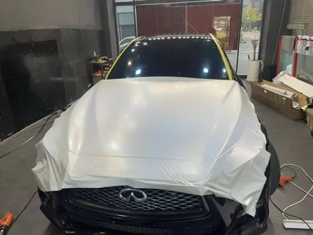 인천랩핑 인피니티 Q50하이브리드 사틴고스트플립펄 전체랩핑 / 서울 양천구, 강서구, 목동