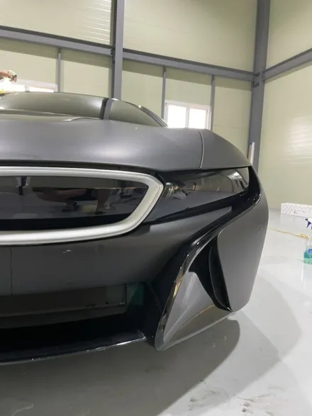 [인천랩핑}BMW I8 매트블랙 전체랩핑 / 서울 양천구, 강서구, 목동