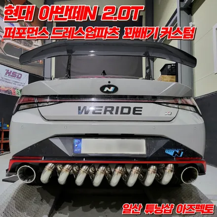 아반떼N 퍼포먼스 드레스업파츠 꽈배기 커스텀 극강의 디자인 일산 아즈펙토 / 고양 일산동구