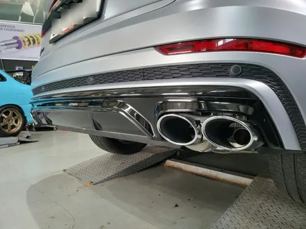 Audi Q8 컨버젼 고성능 SQ8 디퓨져 머플러팁 업그레이드 배기라인 수정 일산 아즈펙토 / 고양 일산동구