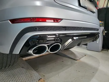 Audi Q8 컨버젼 고성능 SQ8 디퓨져 머플러팁 업그레이드 배기라인 수정 일산 아즈펙토 / 고양 일산동구