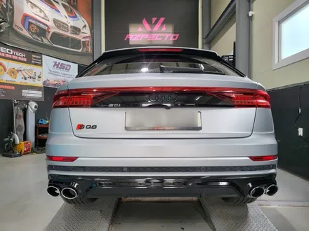 Audi Q8 컨버젼 고성능 SQ8 디퓨져 머플러팁 업그레이드 배기라인 수정 일산 아즈펙토 / 고양 일산동구