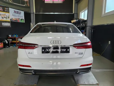 Audi A6 신형 커스텀 가변배기 와 S6 디퓨져 머플러팁 / 고양 일산동구