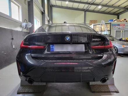 BMW G20 320i 커스텀배기 2촉 중통 배따기 우렁찬 배기사운드 연출 / 고양 일산동구