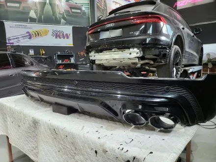Audi Q8 블랙에디션 SQ8 디퓨져 머플러팁 수입차 컨버젼 일산 아즈펙토 / 고양 일산동구