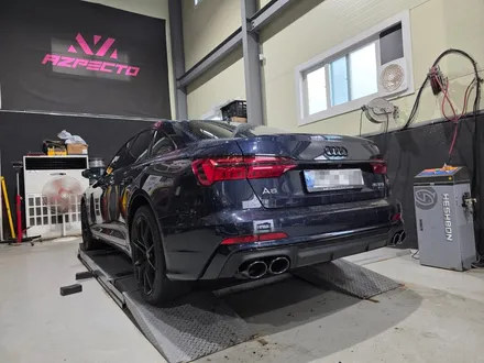 Audi A6 C8 아이박 다운스프링 S6 디퓨저 머플러팁 일산 튜닝샵 아즈펙토 / 고양 일산동구