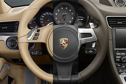PORSCHE SPORTS Steering wheel 포르쉐 스포츠 스티어링 휠 (핸들) / 서울 송파