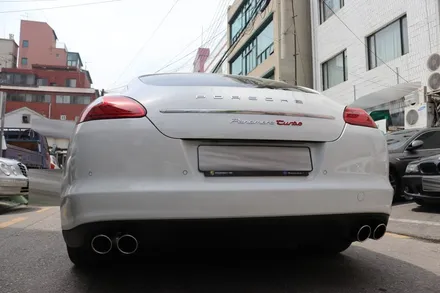 포르쉐 파나메라 쿼드 머플러 팁으로 완벽한 뒤태를 / 서울 송파