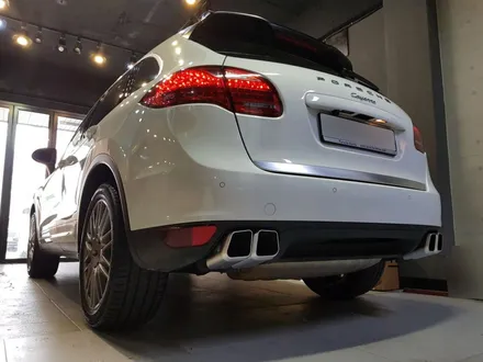 포르쉐 카이엔 터보 S 머플러 팁 장착!! / cayenne turbo s muffler tips / 서울 송파