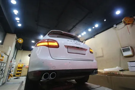958 mk1 포르쉐 카이엔 터보 범퍼 개조 컨버전 후기 / 서울 송파