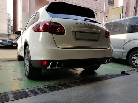 포르쉐 카이엔 터보 S 머플러 팁 장착!! / cayenne turbo s muffler tips / 서울 송파