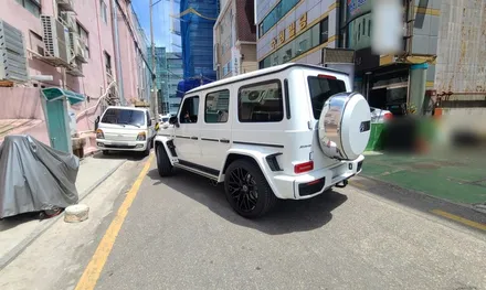 벤츠 G400d 브라부스 튜닝, 와이드스타 바디킷/모노블럭 Y 22인치 휠/ 카본 후드(본넷) / 서울 송파