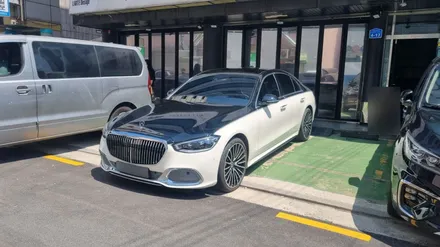 W223 S클래스 S400d 마이바흐 앞범퍼 / 투톤 - 듀오톤 랩핑 완료![ 부산 해운대 / 서울 송파 튜닝 ] / 송파, 하남, 강동
