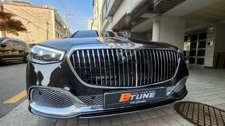 W223 벤츠 S클래스 S350D에서 S580 마이바흐 튜닝 완료! [ 바디킷 / 휠 / 엠블럼 세팅 ] / 서울 송파