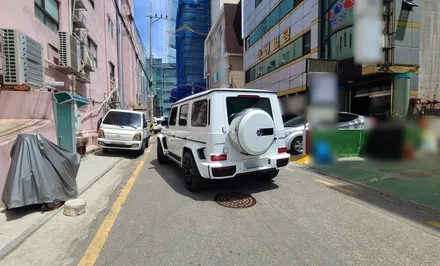 벤츠 G400d 브라부스 튜닝, 와이드스타 바디킷/모노블럭 Y 22인치 휠/ 카본 후드(본넷) / 서울 송파