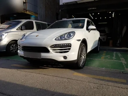 포르쉐 카이엔 터보 S 머플러 팁 장착!! / cayenne turbo s muffler tips / 서울 송파