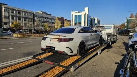 벤츠 S63 AMG 쿠페 브라부스 풀 튜닝 ( 카본 파츠 / 모노블럭 M 21인치 / 엠블럼 ) & 전체 랩핑 완료! [ 서울 / 부산 튜닝샵 ] / 서울 송파