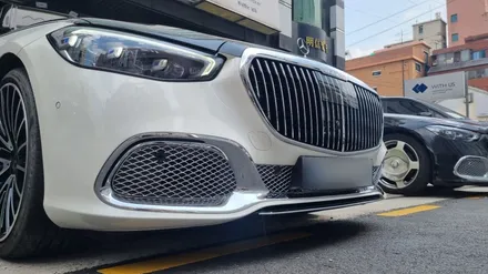 W223 S클래스 S400d 마이바흐 앞범퍼 / 투톤 - 듀오톤 랩핑 완료![ 부산 해운대 / 서울 송파 튜닝 ] / 송파, 하남, 강동