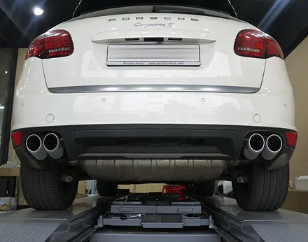 포르쉐 뉴 카이엔 머플러 팁 세트 / 포르쉐 카이엔 머플러 팁 / 포르쉐 카이엔 터보 머플러 팁 / 포르쉐 카이엔 / 서울 송파