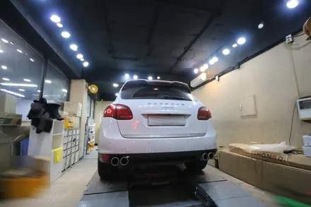 958 mk1 포르쉐 카이엔 터보 범퍼 개조 컨버전 후기 / 서울 송파