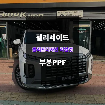 울산자동차PPF 펠리세이드 차량 스크래치방지 부분보호필름 / 울산 남구