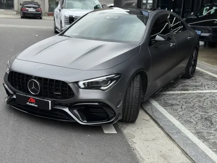 CLA 45s AMG 마운틴 그레이 마그노, 무광이라 울산 PPF 오토칸에서 보호했습니다. / 울산 남구