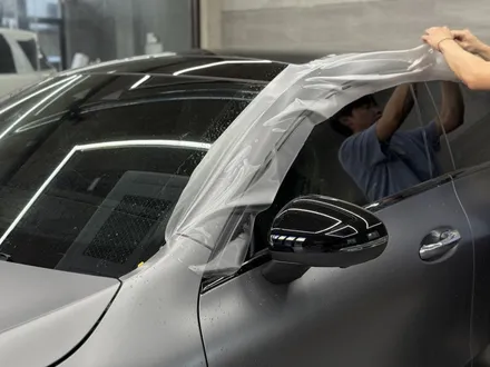 CLA 45s AMG 마운틴 그레이 마그노, 무광이라 울산 PPF 오토칸에서 보호했습니다. / 울산 남구