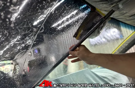 GV70윈도틴팅 유쉴드 바이올렛 틴팅필름 시공 / 울산 남구