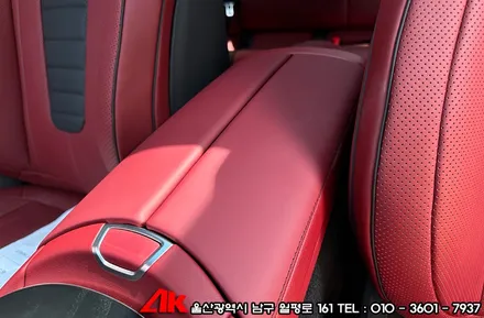 벤츠 CLS300d 차량 가죽시트 블라스크LX904 코팅 / 울산 남구