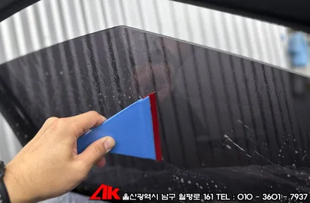 제네시스 GV60 유쉴드 썬팅 및 파인뷰 블랙박스 설치 / 울산 남구